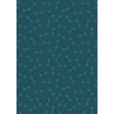 Lewis & Irene On the Lake - Dragonfly on dark teal
