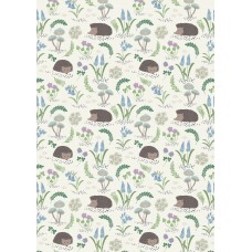 Lewis & Irene Bluebell Wood reloved - Hedgehog on cream 