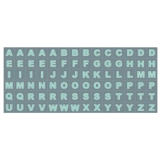 Lewis & Irene Christmas Glow - Glow letters panel blue